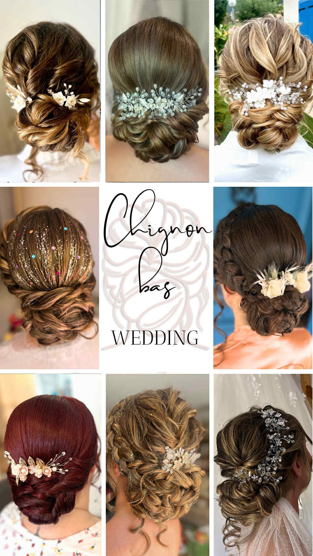 Chignon bas élégant pour mariée en Provence - StephyB Coiffure